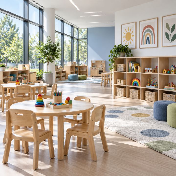 Clean daycare space
