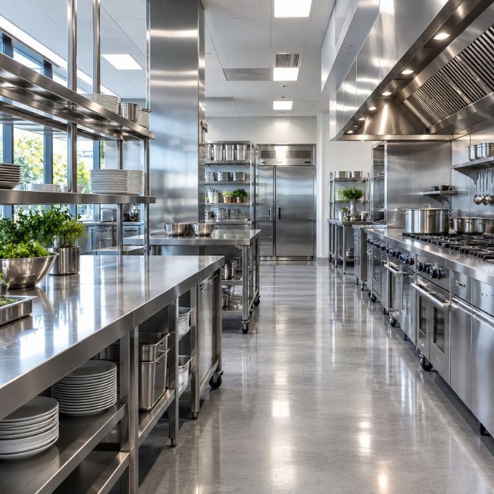 Professional restaurant kitchen cleaning